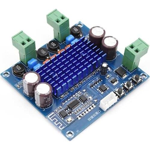 2x50W High Power Bluetooth Module Power Amplifier Board Full Channel Plug-In