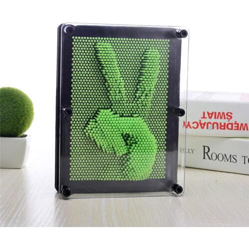 3D Image Captor Pin Art Toy sculpture Frame Game Impressions Pinpressions hand mold Gag Gift Novelty Fun 8*6inch 6 color