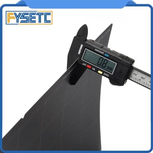 5pcs Prusa i3 MK3 MK52 Sheet Heat Bed Platform 3D Printer Buildplate Black Sticker Sheet For Prusa i3 Mk3 Mk2.5 Heat Bed