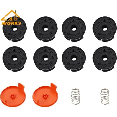 8PK Black and Decker AF-100-3ZP 30ft .065" Line String Trimmer Replacement Spool