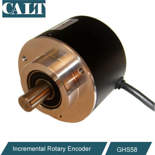 CALT GHS58 cable side line driver output ABZ phase rotary encoder 1000 1024 2000 2048 2500 3000 3600 5000ppr