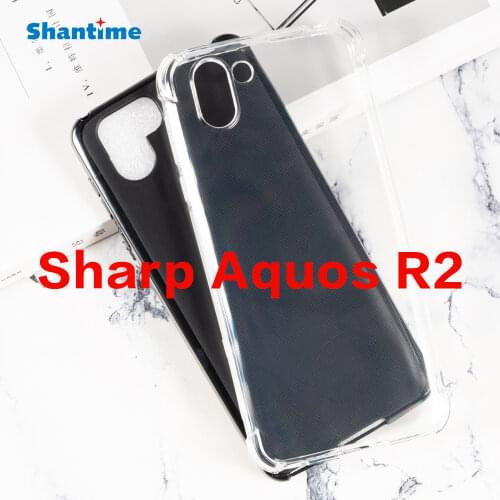 For Sharp Aquos R2 Gel Pudding Silicone Phone Protective Back Shell For Sharp Aquos R2 Soft TPU Case
