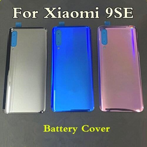 For Xiaomi Mi 9SE Back Glass Battery Cove Rear Glass Door Case For Xiaomi Mi 9 SE Housing Back Cover Battery Back Case shell
