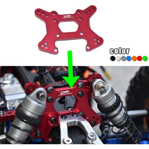 GPM Metal alloy front shock absorber fixing bracket mount #LOS234035 for LOSI 1/10 LASERNUT TENACITY ULTRA 4 ROCK TACER-LOS03028