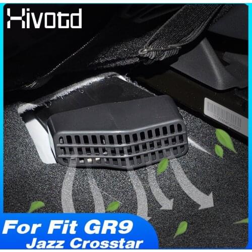 Hivotd Seat Bottom Air Outlet Inlet Cover Anti-blocking Protection Interior Car Accessories For Honda Fit GR9 Jazz Crosstar 2021