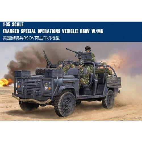 Hobbyboss 82450 1/35 USA RANGER SPECIAL OPERATIONS VEHICLE RSOV W/MG fav