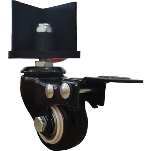 Zq Kitchen Storage Rack Storage Rack Accessories Movable Universal Wheel Damping Belt Brake