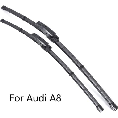 Car Windshield Wiper Blades for Audi A8 D2/D3/D4 form 1994 1995 1996 1999 2000 2001 2002 to 2017 Car Windscreen wiper Rubber