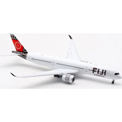 About 32cm Diecast 1/200 Scale Air FIJI 350 Airplane A350-900 Model Toy with Base Landing Gear Alloy Aircraft Plane Collection