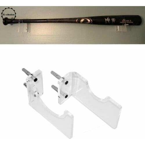 Better Clear Acrylic Wall Mounts and Display Stands for Baseball Bats