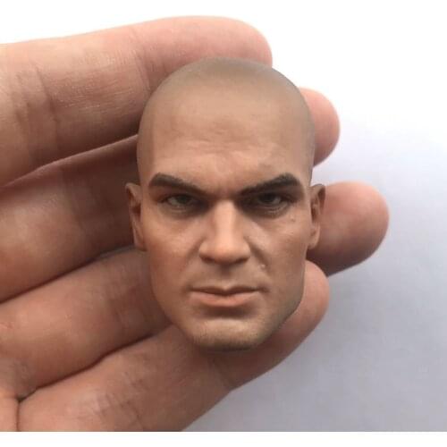 1/6 scale European and American killer agent game male character head sculpture classic fit 12 inch action figure body