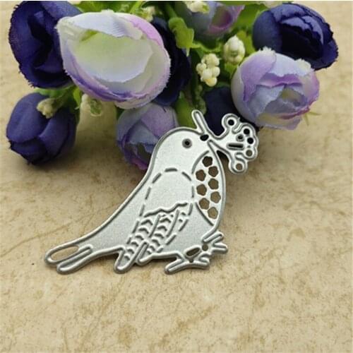 Little bird metal cutting dies cut die mold Christmas flower leaves Scrapbook paper craft knife mould blade punch stencils dies