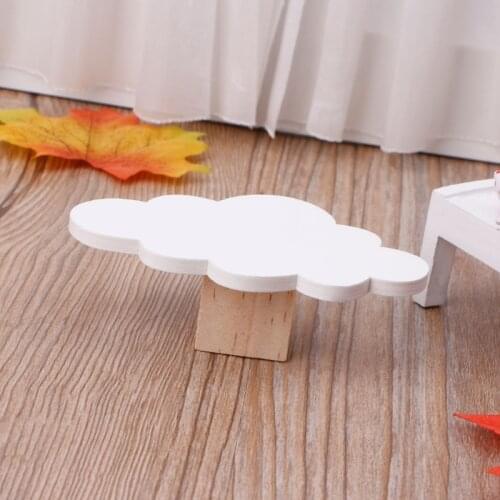 Cute Cloud Hooks Wooden Clothes Hanger Wall Decor Children Bedroom Pendant D0AC