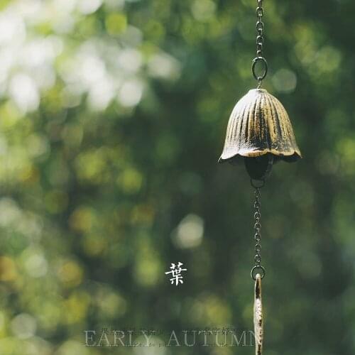 Fashion South Cast Iron Wind Bell Maple Leaf Retro Japanese Wind Temple Decoration Bell Birthday Present Creative Gifts Props