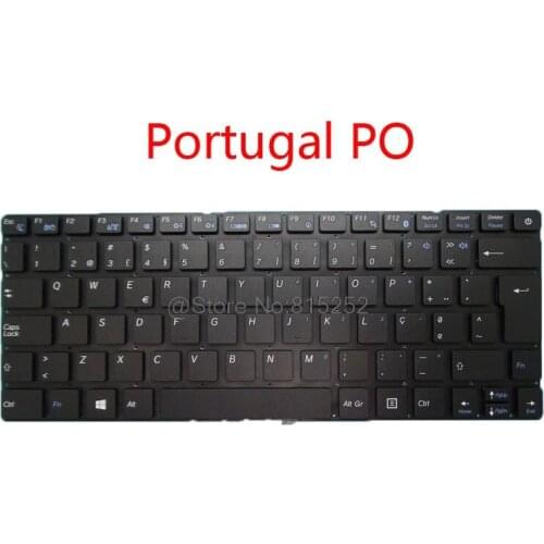 Laptop PO UK LA IT Keyboard For Compumax For Slim Book 13.3 For Ultra Book 13.3 Portugal United Kingdom Latin America Italian