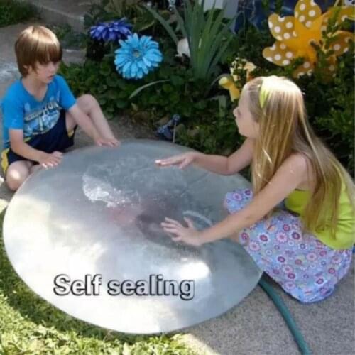 New 40cm-120cm Rubber Bubble Ball Inflatable Ballon Toys TPR Transparent Tear-Resistant Children Outdoor Play Water Games Ball