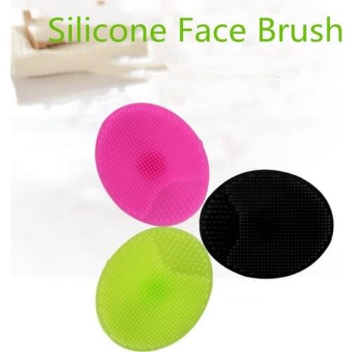 New Arrival Silicone Beauty Washing Pad Facial Exfoliating Blackhead Face Cleansing Brush Tool Soft Deep Cleaning Face Brushes
