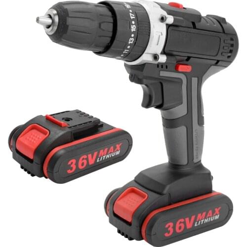 Wholesale Multifunction Electric Screwdriver Cordless Drill Wireless Power Driver Impact Drill 36-Volt DC Lithium-Ion Battery 10