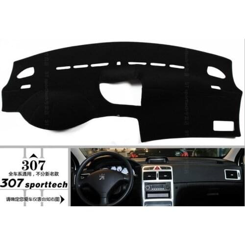 Car dashboard Protected from light mat car table pad sun-shading protection visor pad (used for Peugeot 307)