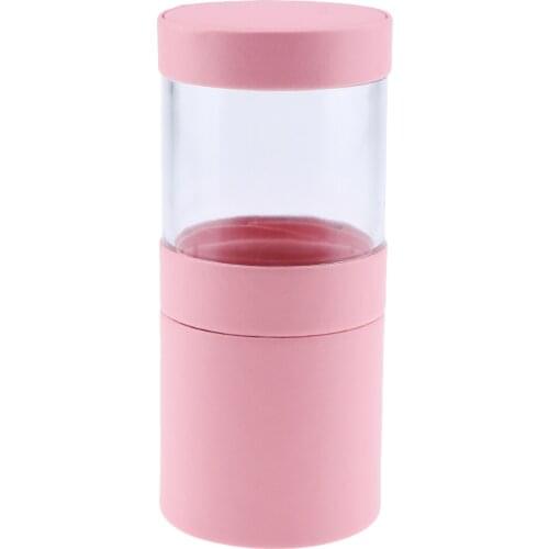 Empty Storage Container Lipstick Tweezer Makeup Brush Holder Case Box Makeup Beauty Tools Kit Pink Black