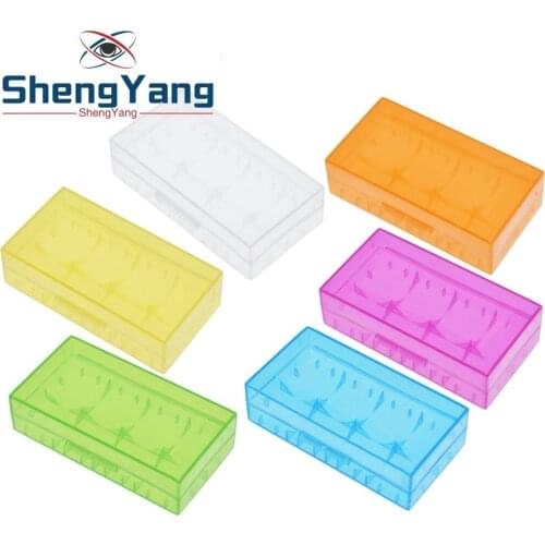 ShengYang 18650 CR123A 16340 Battery Case Holder Box Storage Color Optional Blue/Purple/White/Green/Yellow/Orange