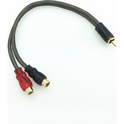 STARPAD Car audio and audio cable one-two line for line connection or subwoofer line connection for car amplifier 2pcs