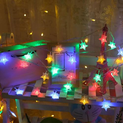 LED Star Light String Battery Small Light Fairy Twinkling Curtain Room Decoration Evening Dinner Party Prop home decor