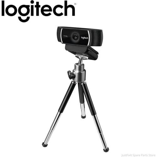 Logitech C922 Pro Autofocus Webcam 1080P Full HD Camera With Tripod With Microphone Streaming Video Web Cam