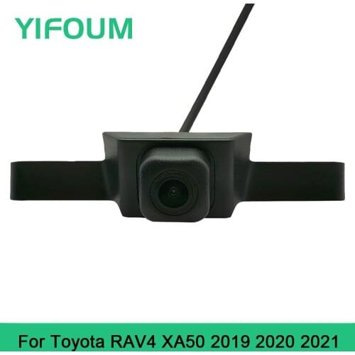 YIFOUM HD CCD Car Front View Parking Night Vision Positive Waterproof Logo Camera For Toyota RAV4 XA50 2019 2020 2021