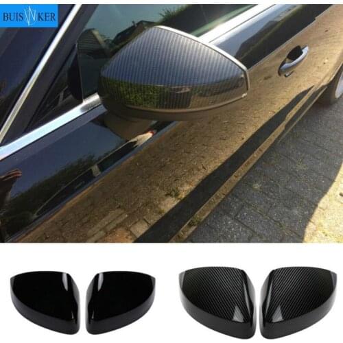Replacement Side Mirror Cap Covers for Audi A3 S3 8V RS3 Glossy Pearl Black 2013 2014 2015 2016 2018 2017 2019