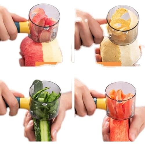 1PCS kitchen gadget storage type peeling knife peeler with storage box peeling knife with trash can peeler