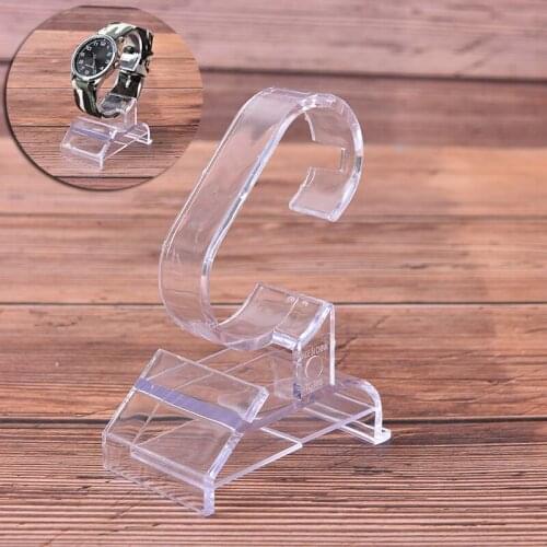 1PC Clear Plastic Bracelet Watch Display Holder Jewerly Storage Stand Rack For Home Store Supplies