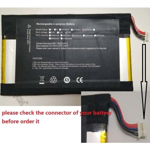 Battery for Chuwi Lapbook Air 14.1 CWI533 Tablet PC New Li-Po Rechargeable Accumulator Replacement CL-NA14-40110180 7.4V 4500mAh