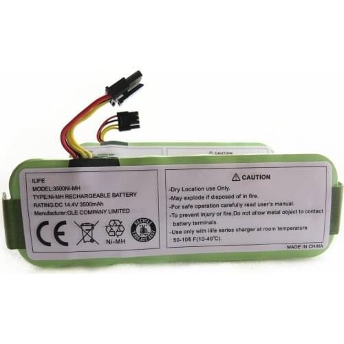 14.4V 3500mAh Battery for Panda X500 X580 X600 Vacuum Clean Robot Battery Ecovacs Mirror CR120 Rechargeable Batteries Dibea X500