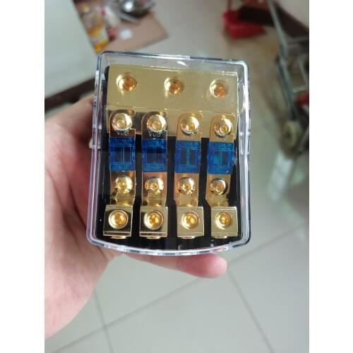 Car Audio Modified High Temperature Resistant Adapter One Point Four Insurance Seat Base Fuse Broken Container 4-seat Splitter