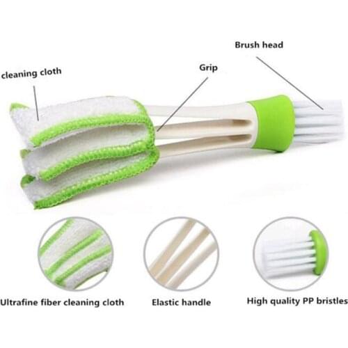 Car Air-Condition Vent Outlet Cleaner Double Ended Brushes For Volvo C30 C70 S40 S60 S70 S80 S90 V40 V50 V60 V90 XC60 XC70 XC90
