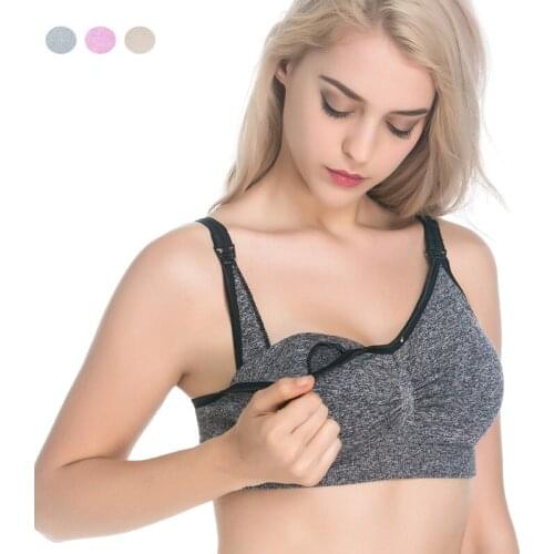 Cotton Maternity Nursing Bra Breastfeeding Bras Pregnant women Feeding Bra Soutien gorge allaitement Wire free bra Plus Size