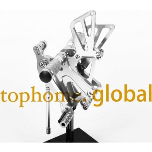 For Honda CBR250RR 2010 - 2013 Silver CNC Rearsets Foot Pegs Rear Set2011 2012 motorcycle footpeg
