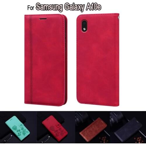 For Samsung A10e Case SM-A102N SM-A102W Flip Leather Book Funda Cover For Samsung Galaxy A10e A 10e Case Phone Protective Shell