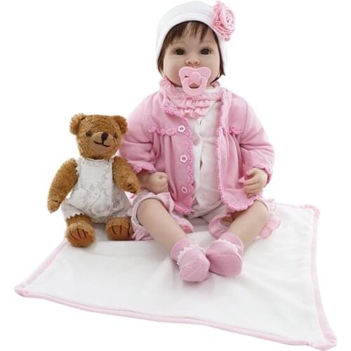 NPKCOLLECTION Handmade new reborn baby doll with soft PP cotton body touch Gift for girls on Christmas