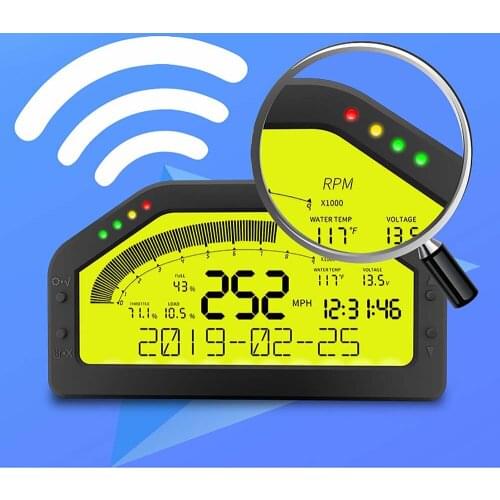 Multifunctional Car Instrument LCD Screen 9000RPM DO903III Bluetooth Warning Head Up Display