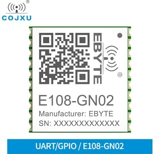 NMEA0183V4.1 10Khz Refresh Global Range 2.8V TTL BDS/GPS/GLONASS/GALILEO /QZSS/SBAS SMD Satellite Positioning Module E108-GN02