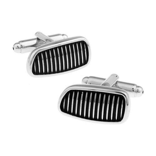 IGame Factory Price Retail Mens Cufflinks Brass Material Car Intake Gate Design Cuff Links