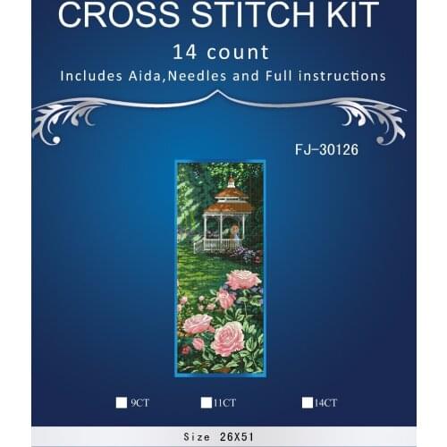 Top Quality Beautiful Lovely Counted Cross Stitch Kit Paradise Found Rose Park Garden Kiss Lover dim 35207