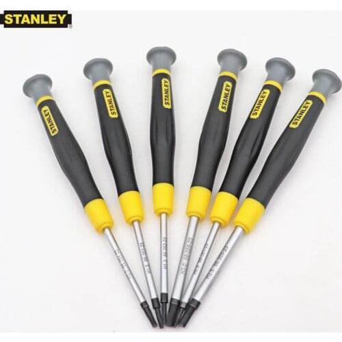 Stanley 6pcs best screwdriver set hex H0.9 H1.3 H1.5 H2 H2.5 H3 bit hexagon screw driver hexagonal head screwdriver precision