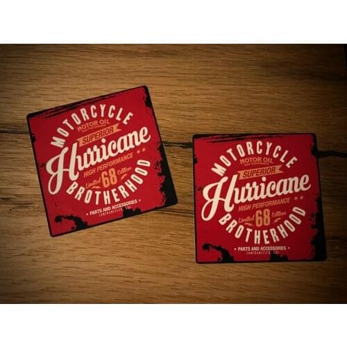 Hurricane sticker Motorrad Biker Chopper Bobber Scrambler Dirt Tracker #176