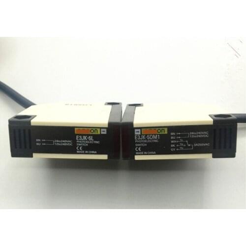 New 3 sets of E3JK-5DM1 E3JK-5L photoelectric beam switch sensor new high-quality 12-24VDC or 90-250VAC spot