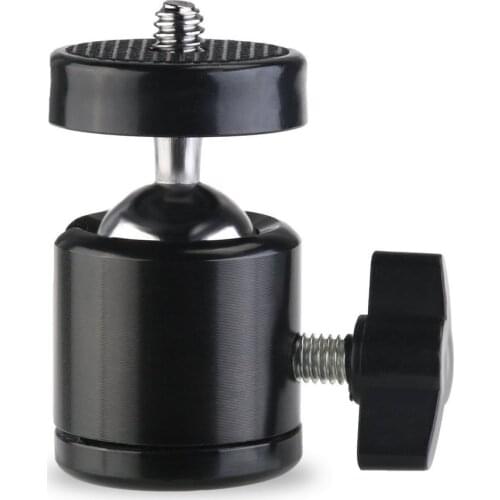 Outdoor Mini BallHead Tripod Three Hole Head of 360 Swivel Camera Ballhead for 1/4 Screw Mount Stand Camera Accessories