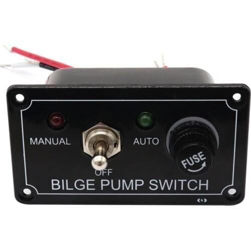 70% HOT SALES!!! DC 12V Car Caravan RV Yachts Marine Bilge Pump Switch Panel with LED Indicator