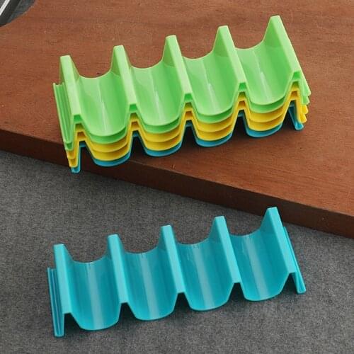 Tortilla Pancake Shelf Holder Wave Shape Tray Holder Stand Each Truck Pallet Mexican roll rack taco cake racks for cafes